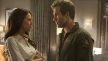 Blake Lively and Ryan Reynolds appear in a scene from the 2011 movie Green Lantern. - Provided courtesy of Warner Bros. Pictures