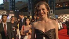 Milla Jovovitch appears at the worldwide premiere of Resident Evil: Retribution in Tokyo, Japan on September 3, 2012. - Provided courtesy of Screen Gems