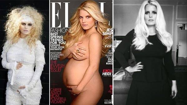 Jessica Simpson appears in a photo announcing her pregnancy in October 2011 / Simpson appears on the cover of Elle in April 2012 / Simpson appears in a Twitter photo posted on September 10, 2012. - Provided courtesy of JessicaSimpson.com / Elle / Twitter.com/JessicaSimpson Jessica Simpson appears in a photo announcing her pregnancy in October 2011 / Simpson appears on the cover of Elle in April 2012 / Simpson appears in a Twitter photo posted on September 10, 2012. - Provided courtesy of JessicaSimpson.com / Elle / Twitter.com/JessicaSimpson