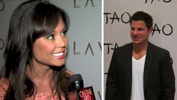 Vanessa Minnillo talks to OnTheRedCarpet.com at the entrance to her bachelorette party in Las Vegas in June 2011. / Nick Lachey appears at his bachelor party at Nick Lachey appears at TAO Las Vegas on July 1, 2011. - Provided courtesy of OTRC / TAO Las Vegas / twitter.com/taolasvegas Vanessa Minnillo talks to OnTheRedCarpet.com at the entrance to her bachelorette party in Las Vegas in June 2011. / Nick Lachey appears at his bachelor party at Nick Lachey appears at TAO Las Vegas on July 1, 2011. - Provided courtesy of OTRC / TAO Las Vegas / twitter.com/taolasvegas