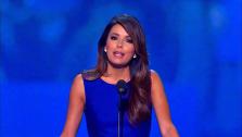 Eva Longoria gives a speech at the Democratic National Convention in North Carolina on Sept. 6, 2012. - Provided courtesy of DNC