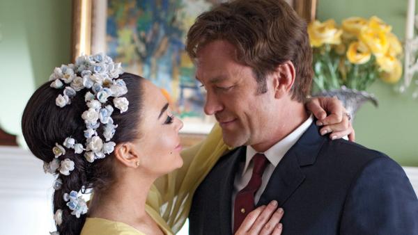 Lindsay Lohan and Grant Bowler appear in an official photo from the Lifetime Original Movie, Liz & Dick. - Provided courtesy of Jack Zeman / Lifetime Lindsay Lohan and Grant Bowler appear in an official photo from the Lifetime Original Movie, Liz & Dick. - Provided courtesy of Jack Zeman / Lifetime