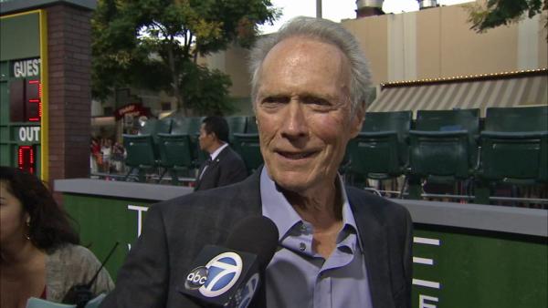 Clint Eastwood talks to OTRC.com at the September 19 premiere of Trouble with the Curve. - Provided courtesy of OTRC Clint Eastwood talks to OTRC.com at the September 19 premiere of Trouble with the Curve. - Provided courtesy of OTRC