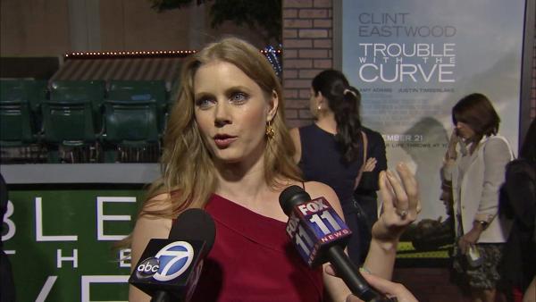 Amy Adams talks to OTRC.com at the September 19 premiere of Trouble with the Curve. - Provided courtesy of OTRC Amy Adams talks to OTRC.com at the September 19 premiere of Trouble with the Curve. - Provided courtesy of OTRC