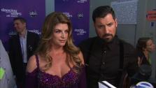Kirstie Alley and Maksim Chmerkovskiy talk to OTRC.com after the September 24, 2012 episode of Dancing With The Stars. - Provided courtesy of ABC