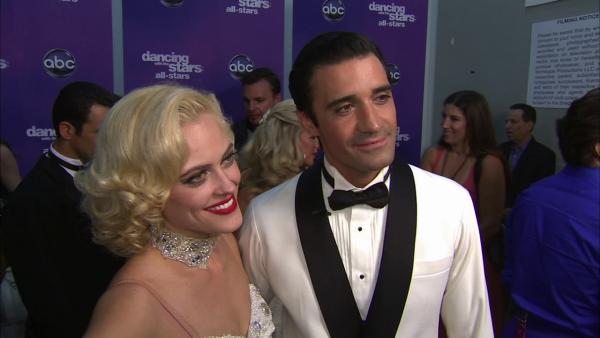 Gilles Marini and Peta Murgatroyd talk to OTRC.com after the September 24, 2012 episode of 'Dancing With The Stars.'