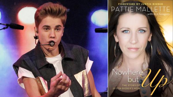Justin Bieber appears in a photo from the set of The View on June 19, 2012. / This book cover image released by Revell Books shows Nowhere but Up: The Story of Justin Biebers Mom, an autobiography by Pattie Mallette. - Provided courtesy of ABC / ABC / Lou Rocco / Revell Justin Bieber appears in a photo from the set of The View on June 19, 2012. / This book cover image released by Revell Books shows Nowhere but Up: The Story of Justin Biebers Mom, an autobiography by Pattie Mallette. - Provided courtesy of ABC / ABC / Lou Rocco / Revell
