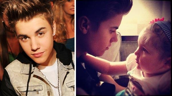 Justin Bieber appears in a photo from teh Billbaord Music Awards on May 20, 2012. / Bieber appears in a photo with Avalanna Routh, posted on his Instagram. - Provided courtesy of ABC Justin Bieber appears in a photo from teh Billbaord Music Awards on May 20, 2012. / Bieber appears in a photo with Avalanna Routh, posted on his Instagram. - Provided courtesy of ABC