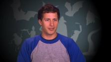 Andy Samberg appears in an interview to promote her upcoming film, Hotel Transylvania. - Provided courtesy of none / epk.com