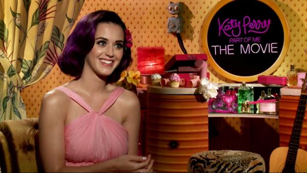 Katy Perry appears in a junket interview on June 21, 2012 talking to OnTheRedCarpet.com about religion, family and her fans.