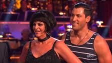 Kirstie Alley and Maksim Chmerkovskiy appear in a still from Dancing With The Stars: All-Stars on October 1, 2012. - Provided courtesy of ABC