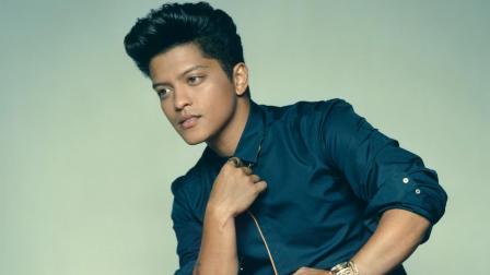 Bruno Mars appears in a photo posted on his Facebook page on January 25, 2012.