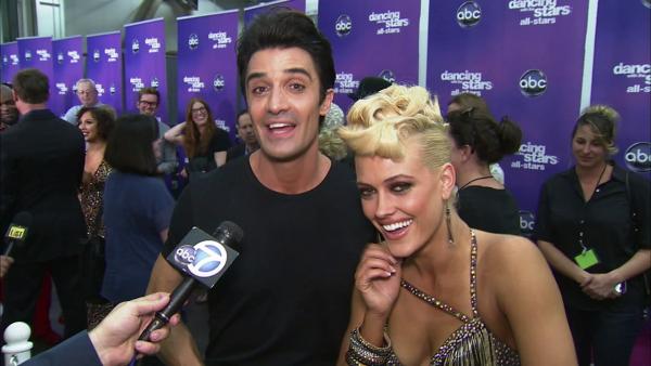 Gilles Marini and Peta Murgatroyd talk to OTRC.com after the October 1, 2012 episode of Dancing With The Stars.