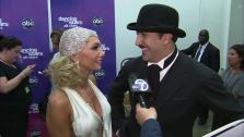Joey Fatone and Kym Johnson talk to OTRC.com after the October 1, 2012 episode of Dancing With The Stars. - Provided courtesy of OTRC