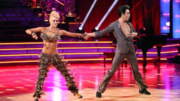 French actor Gilles Marini and his partner Peta Murgatroyd received 25.5 out of 30 points from the judges for their Jive on week two of 'Dancing With The Stars: All-Stars,' which aired on Oct. 1, 2012.
