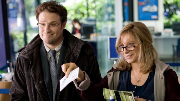 Seth Rogen and Barbra Streisand appear in a scene from the film The Guilt Trip in 2012. - Provided courtesy of Paramount Pictures Seth Rogen and Barbra Streisand appear in a scene from the film The Guilt Trip in 2012. - Provided courtesy of Paramount Pictures