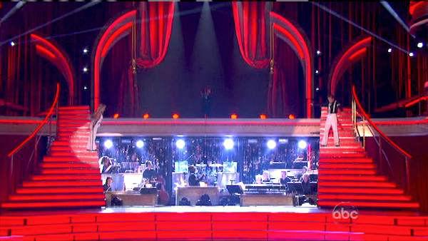 Olympic gymnast Shawn Johnson and her partner Derek Hough received 26.5 out of 30 points from the judges for their Quickstep on 'Dancing With The Stars: All-Stars,' which aired on October 8, 2012.