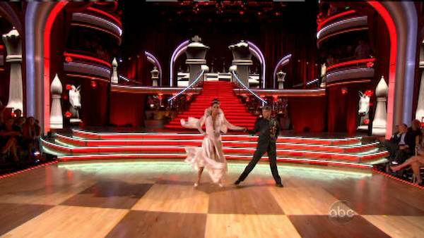 Reality star Bristol Palin and her partner Mark Ballas received 22.5 out of 30 points from the judges for their Paso Doble on 'Dancing With The Stars: All-Stars,' which aired on October 8, 2012.