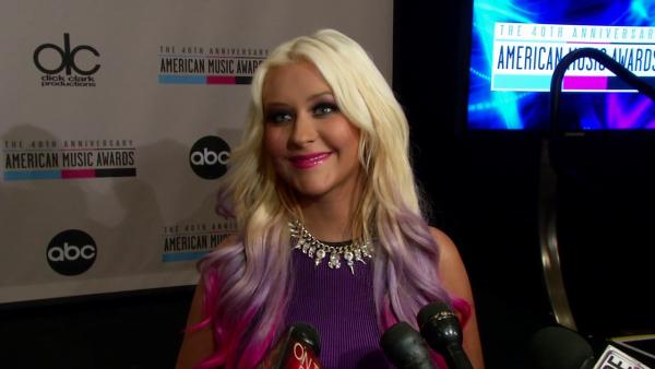 Christina Aguilera talks to OTRC.com in Los Angeles on Oct. 9, 2012, the day she announced the nominees of the 2012 American Music Awards. - Provided courtesy of OTRC Christina Aguilera talks to OTRC.com in Los Angeles on Oct. 9, 2012, the day she announced the nominees of the 2012 American Music Awards. - Provided courtesy of OTRC