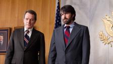 Ben Affleck and Bryan Cranston appear in a still from the 2012 film, Argo.