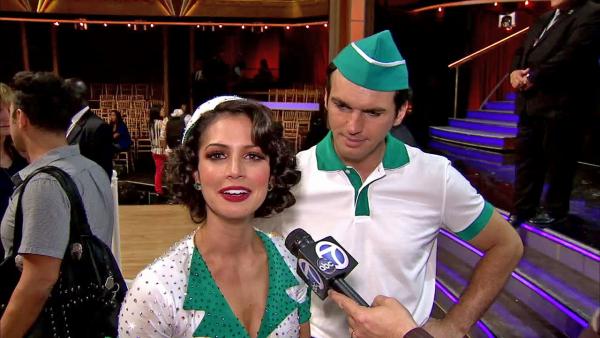 Melissa Rycroft and Tony Dovolani talk to OTRC.com after the October 15, 2012 episode of Dancing With The Stars. - Provided courtesy of OTRC Melissa Rycroft and Tony Dovolani talk to OTRC.com after the October 15, 2012 episode of Dancing With The Stars. - Provided courtesy of OTRC