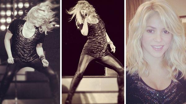 Shakira and her baby bump appear on stage at her concert at Baku Crystal Hall in Azerbaijan on Oct. 14, 2012. - Provided courtesy of instagram.com/p/Qxvq2wojq6 / instagram.com/p/QxwOMzIjri / instagram.com/p/QxMJdrojk_ / twitter.com/shakira Shakira and her baby bump appear on stage at her concert at Baku Crystal Hall in Azerbaijan on Oct. 14, 2012. - Provided courtesy of instagram.com/p/Qxvq2wojq6 / instagram.com/p/QxwOMzIjri / instagram.com/p/QxMJdrojk_ / twitter.com/shakira