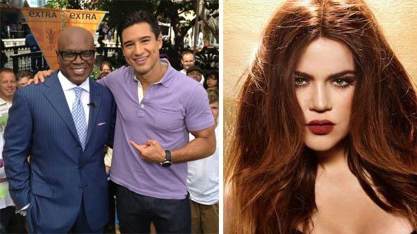 Mario Lopez appears with The X Factor co-judge L.A. Reid during a taping of Extra on Sept. 19, 2012. / Khloe Kardashian appears in a photo posted on her official Facebook page on February 13, 2012. - Provided courtesy of twitter.com/MarioLopezExtra / t.co/LfCLRn23 / Facebook.com/KhloeKardashian Mario Lopez appears with The X Factor co-judge L.A. Reid during a taping of Extra on Sept. 19, 2012. / Khloe Kardashian appears in a photo posted on her official Facebook page on February 13, 2012. - Provided courtesy of twitter.com/MarioLopezExtra / t.co/LfCLRn23 / Facebook.com/KhloeKardashian