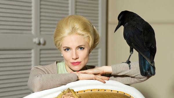 Sienna Miller appears as Tippi Hedren in a still from the 2012 HBO film, The Girl. - Provided courtesy of HBO / Justin Polkey Sienna Miller appears as Tippi Hedren in a still from the 2012 HBO film, The Girl. - Provided courtesy of HBO / Justin Polkey