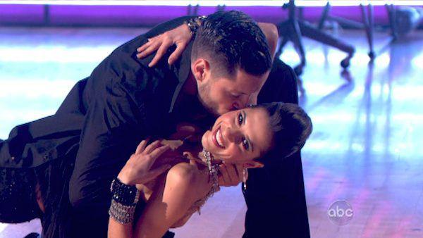 Kelly Monaco and Valentin Chmerkovskiy appear in a still from Dancing With The Stars: All-Stars on October 22, 2012. - Provided courtesy of ABC Kelly Monaco and Valentin Chmerkovskiy appear in a still from Dancing With The Stars: All-Stars on October 22, 2012. - Provided courtesy of ABC