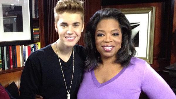 Justin Bieber and Oprah Winfrey appear in a photo posted on the media moguls official Instagram page on October 24, 2012. - Provided courtesy of instagr.am/p/RLLncQyS8N/ Justin Bieber and Oprah Winfrey appear in a photo posted on the media moguls official Instagram page on October 24, 2012. - Provided courtesy of instagr.am/p/RLLncQyS8N/