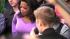 Oprah Winfrey watches on while Justin Bieber...
