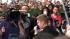 Oprah Winfrey watches on while Justin Bieber...