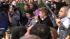 Oprah Winfrey watches on while Justin Bieber...