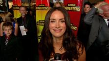 Abigail Spencer talks to OTRC.com at the premiere of the film Chasing Mavericks on October 19. - Provided courtesy of none / OTRC