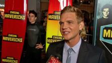 Taylor Handley talks to OTRC.com at the premiere of the film Chasing Mavericks on October 19. - Provided courtesy of none / OTRC