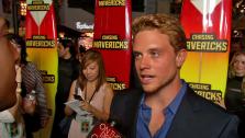 Jonny Weston talks to OTRC.com at the premiere of the film Chasing Mavericks on October 19. - Provided courtesy of none / OTRC