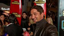 Gerard Butler talked to OTRC.com at the premiere of the film Chasing Mavericks on October 19. - Provided courtesy of none / OTRC