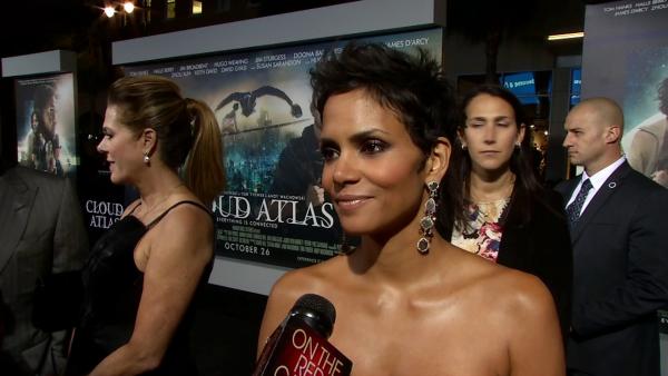 Halle Berry talks to OTRC.com at the Los Angeles premiere of Cloud Atlas on October 24, 2012. - Provided courtesy of OTRC Halle Berry talks to OTRC.com at the Los Angeles premiere of Cloud Atlas on October 24, 2012. - Provided courtesy of OTRC