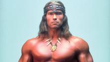Arnold Schwarzenegger appears in a still from the 1982 film Conan the Barbarian. - Provided courtesy of Universal Pictures