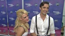 Gilles Marini and Peta Murgatroyd talk to OTRC.com after the November 5, 2012 episode of Dancing With The Stars. - Provided courtesy of ABC