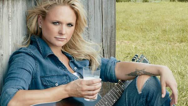 Miranda Lambert appears in an ad for the Got Milk? campaign. - Provided courtesy of Got Milk Miranda Lambert appears in an ad for the Got Milk? campaign. - Provided courtesy of Got Milk