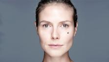 In late October 2012, Heidi Klum ditched the heavy makeup to star in the BBC Networks Children In Need BearFaced campaign, a new feature promoting an annual celebrity-packed fundraising telethon broadcast by the UK network. - Provided courtesy of Children In Need