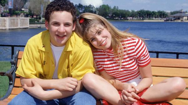 Ben Savage and Danielle Fishel appear in a promotional photo for Boy Meets World. - Provided courtesy of ABC Ben Savage and Danielle Fishel appear in a promotional photo for Boy Meets World. - Provided courtesy of ABC