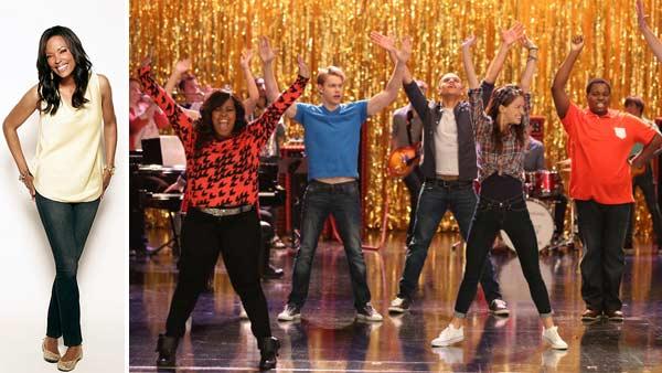 Aisha Tyler appears in a publicity photo for the CBS show The Talk. / L-R: Mercedes (Amber Riley), Sam (Chord Overstreet), Jake (Jacob Artist), Marley (Melissa Benoist) and Unique (Alex Newell) performing on Glee on Nov. 8, 2012. - Provided courtesy of James White / CBS / Mike Yarish / FOX Aisha Tyler appears in a publicity photo for the CBS show The Talk. / L-R: Mercedes (Amber Riley), Sam (Chord Overstreet), Jake (Jacob Artist), Marley (Melissa Benoist) and Unique (Alex Newell) performing on Glee on Nov. 8, 2012. - Provided courtesy of James White / CBS / Mike Yarish / FOX
