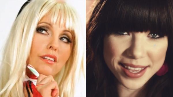 AZA appears in a still from her Hunky Santa music video. / Carly Rae Jepsen appears in a still from her Call Me Maybe music video. - Provided courtesy of Aza / Corey Wade / 604 Records Inc. AZA appears in a still from her Hunky Santa music video. / Carly Rae Jepsen appears in a still from her Call Me Maybe music video. - Provided courtesy of Aza / Corey Wade / 604 Records Inc.