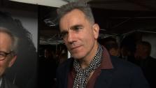 Daniel Day-Lewis talks to OTRC.com at the premiere of Lincoln at Graumans Chinese Theatre during AFI Fest in Hollywood on Nov. 8, 2012.