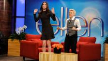 Anne Hathaway appears in promotional photos for Saturday Night Live on November 10, 2012. - Provided courtesy of NBC