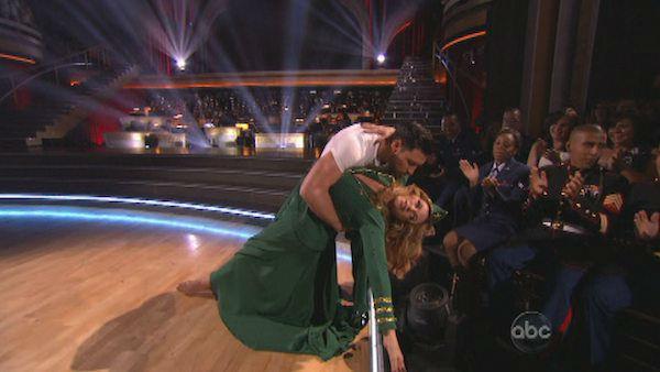 Actress Kirstie Alley and her partner Maksim Chmerkovskiy received 27 out of 30 points from the judges for their Viennese Waltz on 'Dancing With The Stars: All-Stars,' which aired on November 12, 2012.