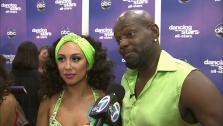 Emmitt Smith and Cheryl Burke talk to OTRC.com after the November 12, 2012 episode of Dancing With The Stars. - Provided courtesy of OTRC
