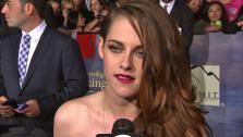 Kristen Stewart talks to OTRC.com at the premiere of Twilight: Breaking Dawn - Part 2 at the Nokia Theatre L.A. Live in Los Angeles on Nov. 12, 2012. - Provided courtesy of OTRC